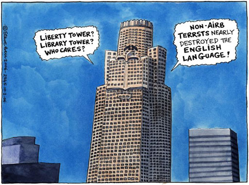 10.02.2006: Steve Bell on the alleged al-Qaida plot in Los Angeles