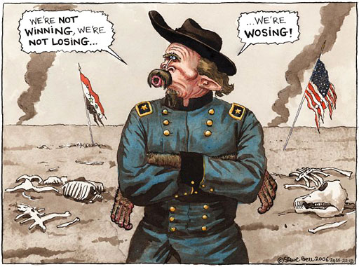 22.12.06: Steve Bell on George Bush and Iraq
